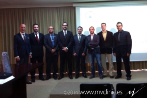 Francisco Minaya junto a sus directores de tesis, el Dr. Francesc Medina y el Dr. Fermín Valera, y junto a los miembros del Tribunal