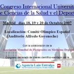 III Congreso Internacional Universitario de las Ciencias de la Salud y del Deporte